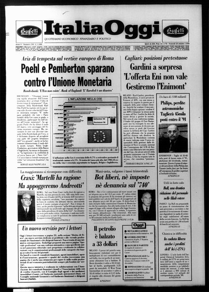 Italia oggi : quotidiano di economia finanza e politica